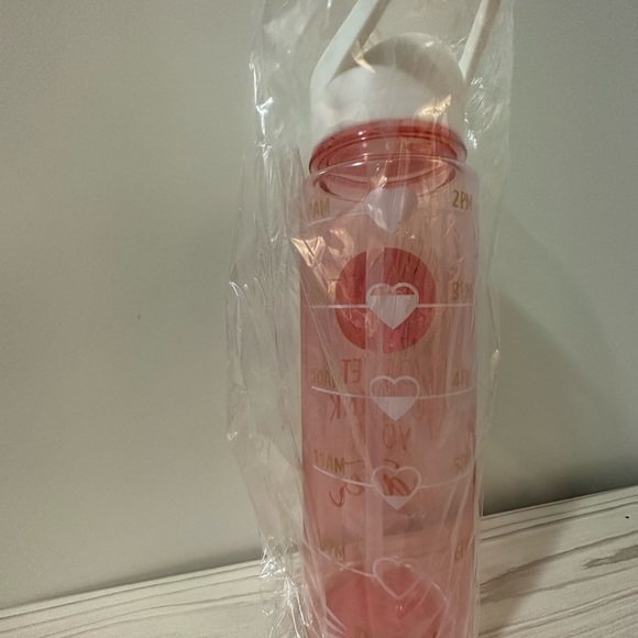 Pink Plastic Water Bottle - Picture 2 of 2